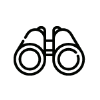Imagem de um binóculo que representa previsibilidade